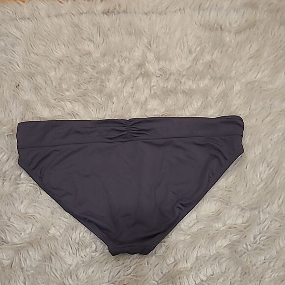 Athleta‎ womens dark gray with gathered top size large - Picture 5 of 6